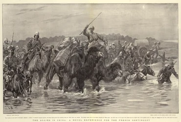 The Allies in China, a Novel Experience for the French Contingent